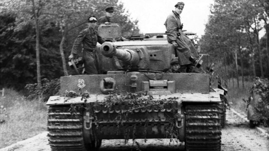 Niemiecki Tygrys we Francji, czerwiec 1944 r.
