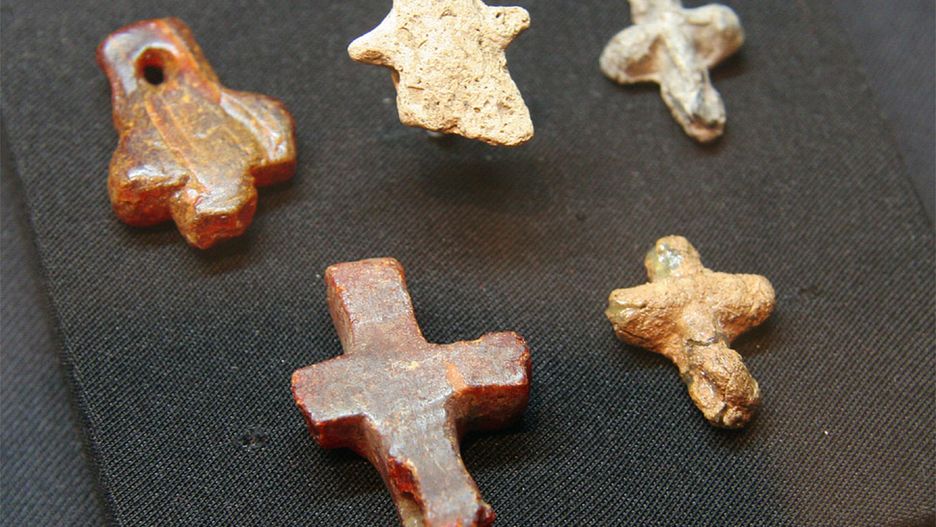 Znaleziska z Kałdusa - jednego z pierwszych miast wzniesionych przez Piastów na Pomorzu