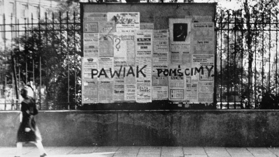 Warszawa podczas okupacji niemieckiej, data wykonania zdjęcia nieustalona