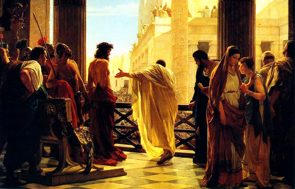Piłat i Jezus na obrazie Antonio Ciseri