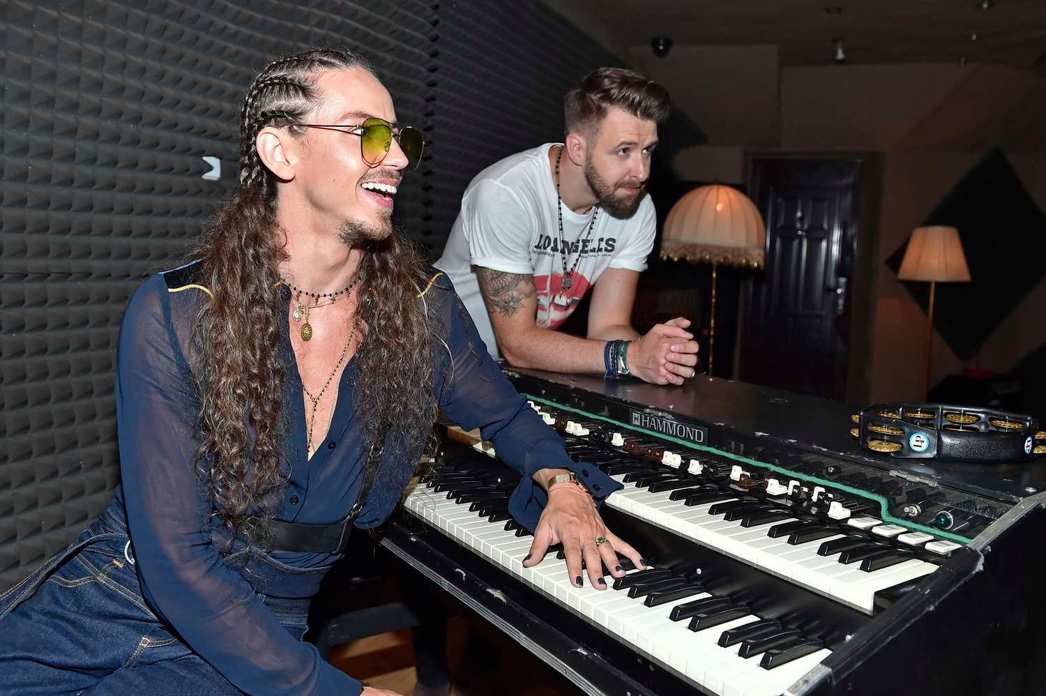 Michał Szpak na planie The Voice of Poland 9