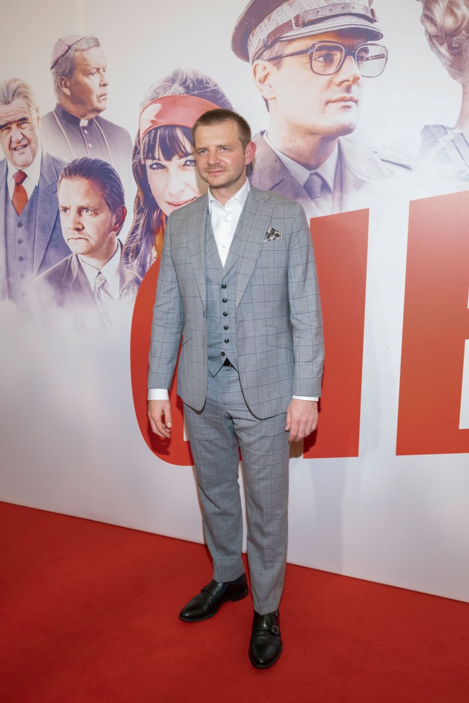 Rafał Zawierucha na premierze filmu Gierek