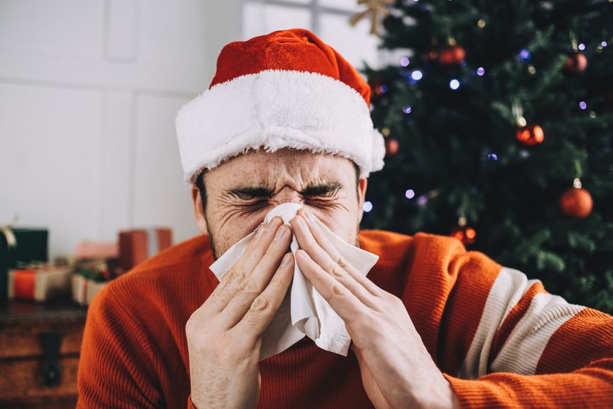 Często grypa i inne infekcje szaleją w sezonie świątecznym