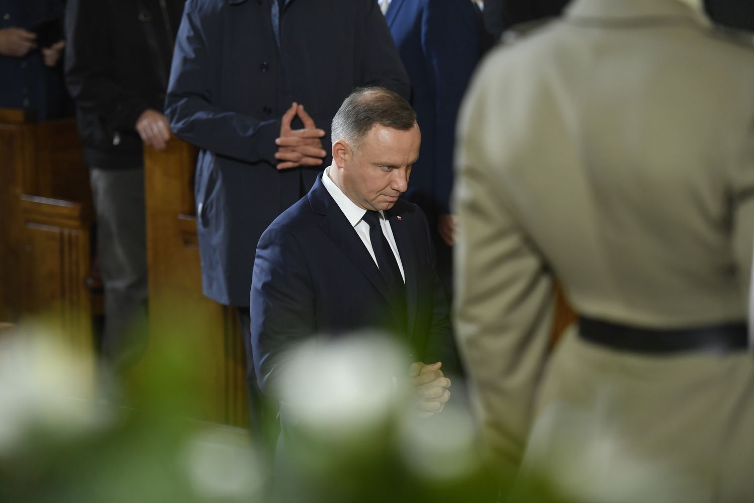Andrzej Duda - Pogrzeb Franciszka Pieczki