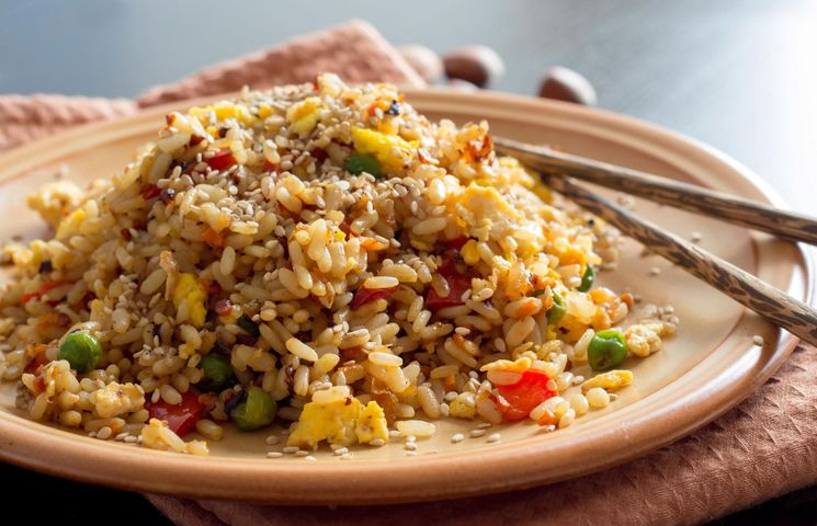 Ryż z warzywami to bardzo proste i samczne danie