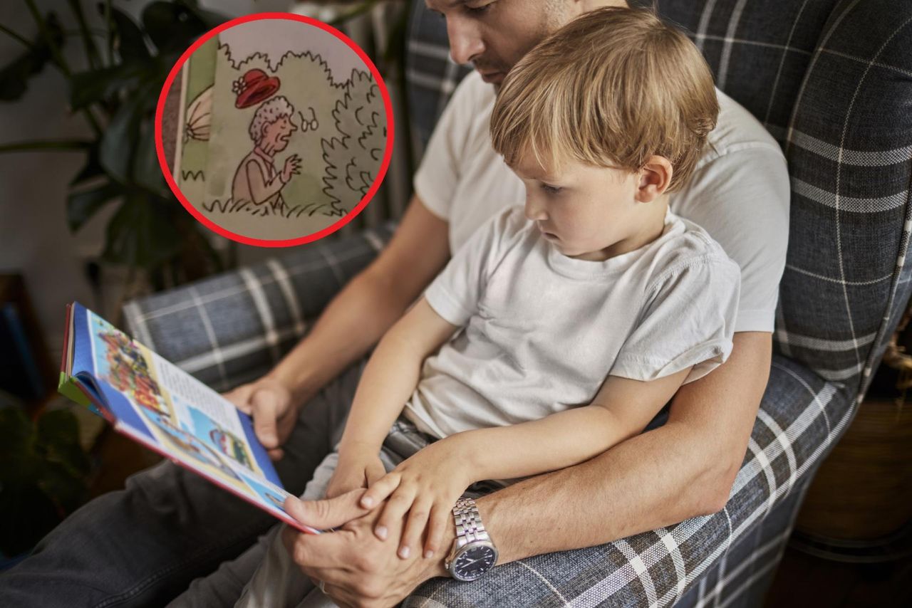 Dwuznaczne ilustracje w książce dla dzieci. Grafik musiał się nieźle bawić