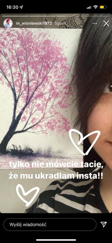Etiennette Wiśniewska przejęła Instagrama taty