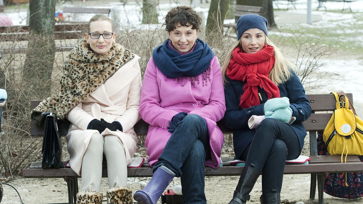 Magdalena Popławska, Monika Mariotti i Joanna Brodzik w "Nie rób scen"

Fotografia: AKPA