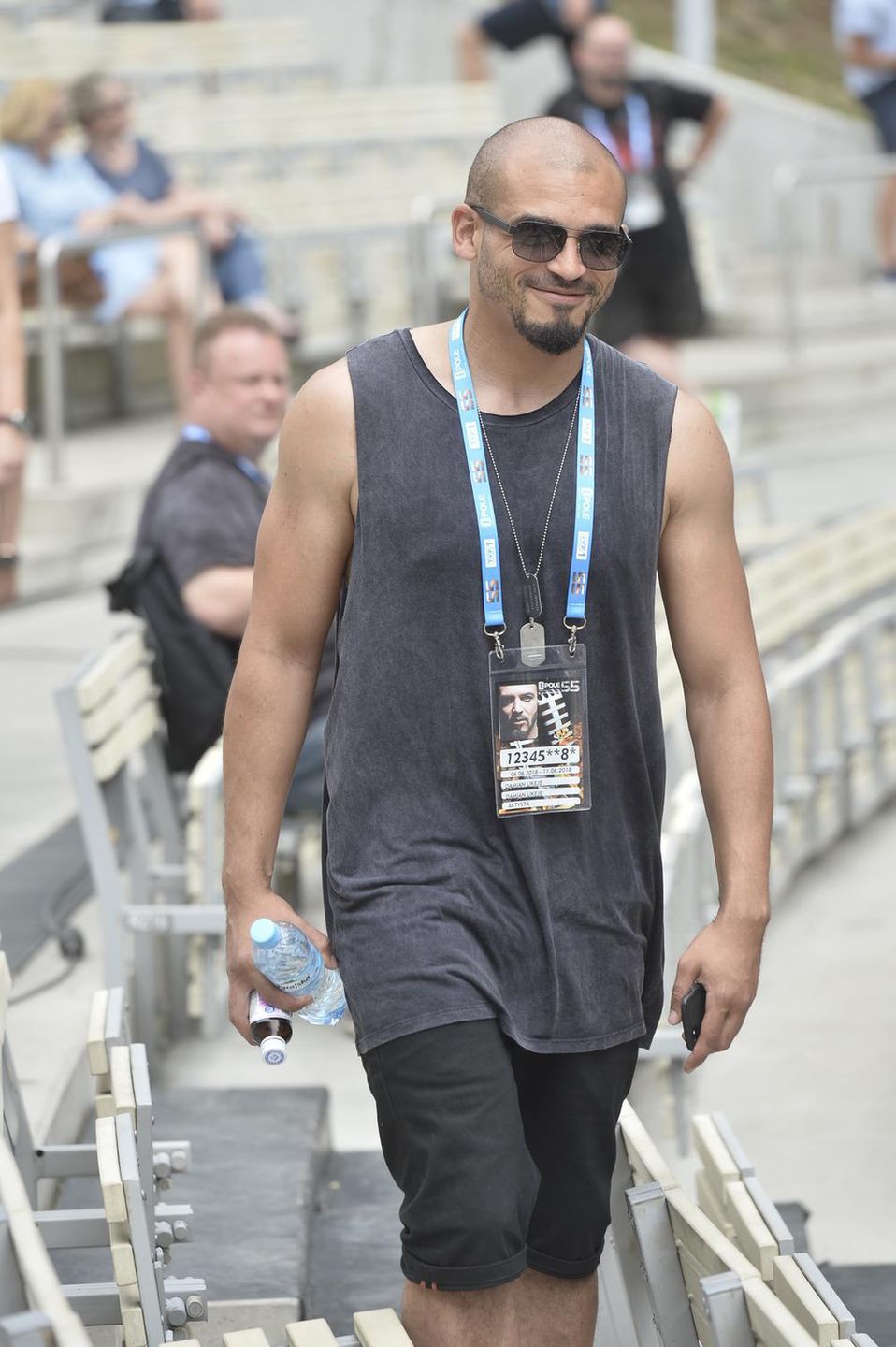 Damian Ukeje - Opole 2018, próba przed trzecim koncertem