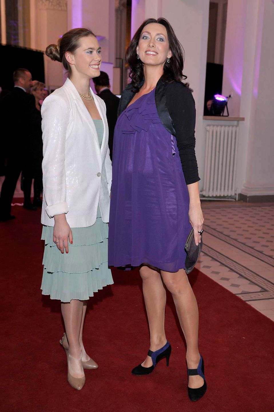 Anna Kalczyńska w ciąży na Balu Dziennikarzy w 2010 roku
