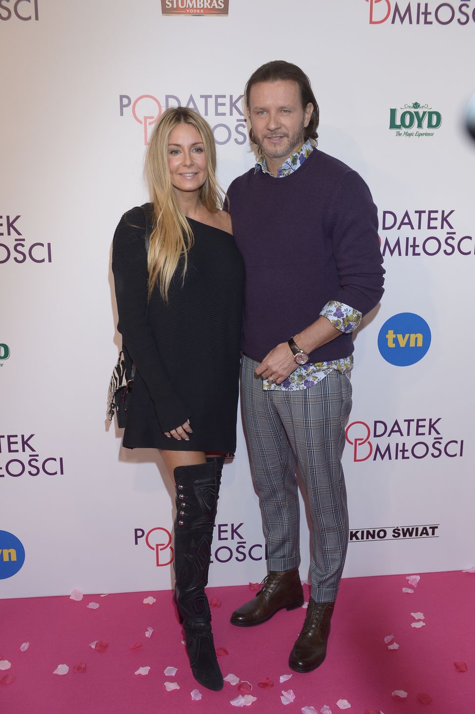 Małgorzata Rozenek i Radosław Majdan - Podatek od miłości, premiera filmu