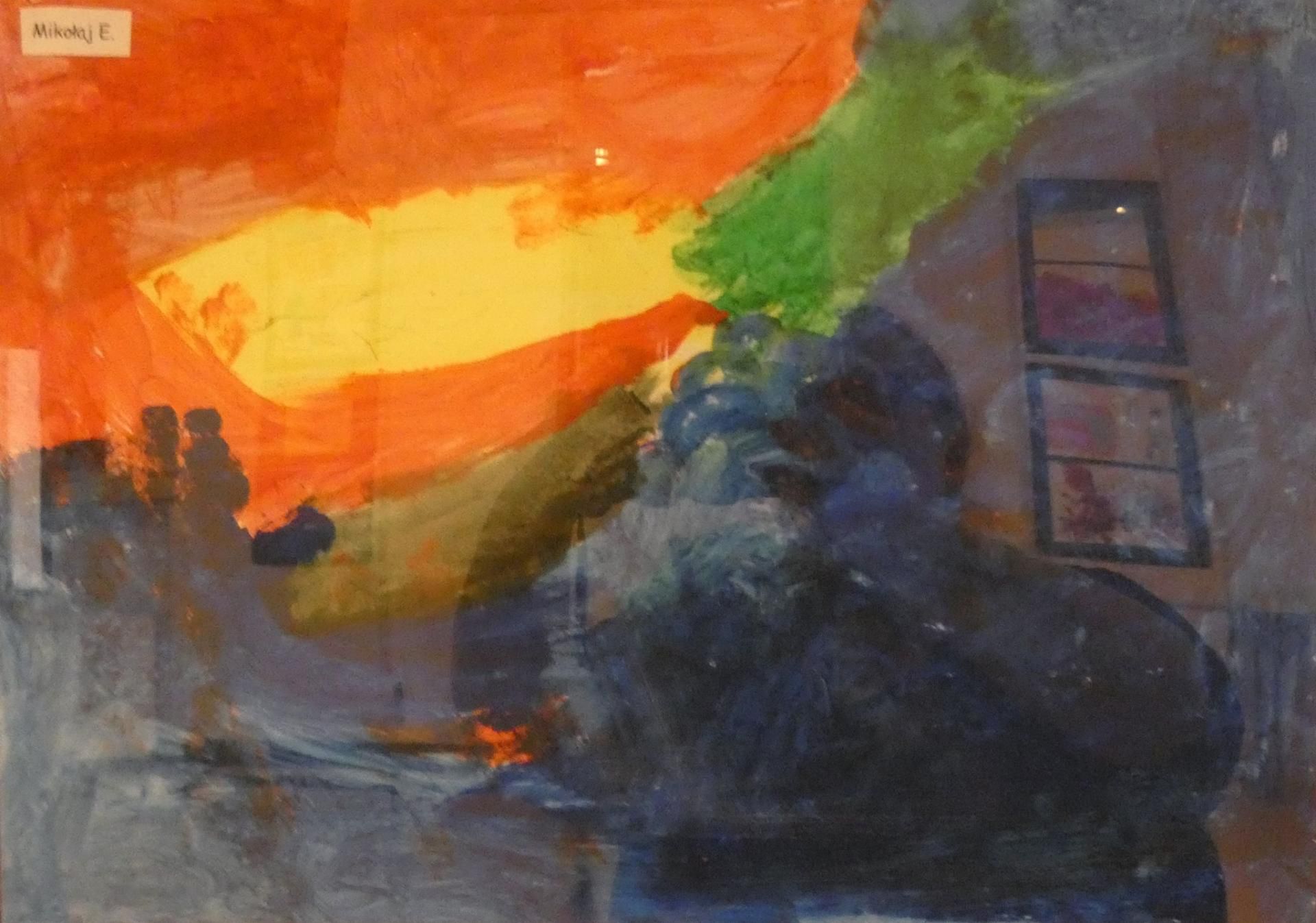 Zachód słońca w wykonaniu Mikołaja