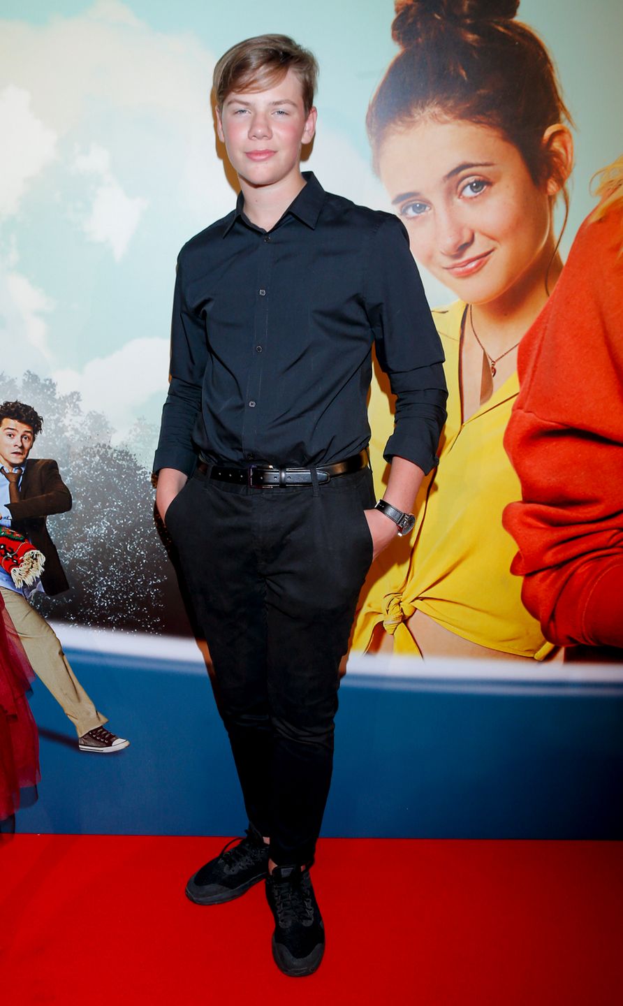 Jakub Janota-Bzowski na premierze filmu Tarapaty 2