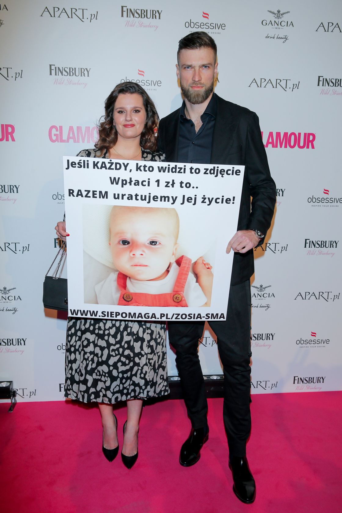 Zofia Zborowska i Andrzej Wrona na gali Kobieta Roku Glamour 2021