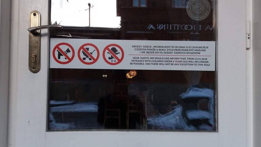 Restauracja z zakazem wstępu dla dzieci