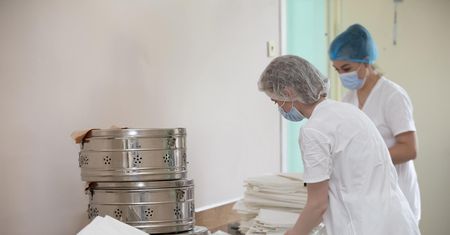 Protesty pracowników USK trwają. Wsparcie okazali studenci
