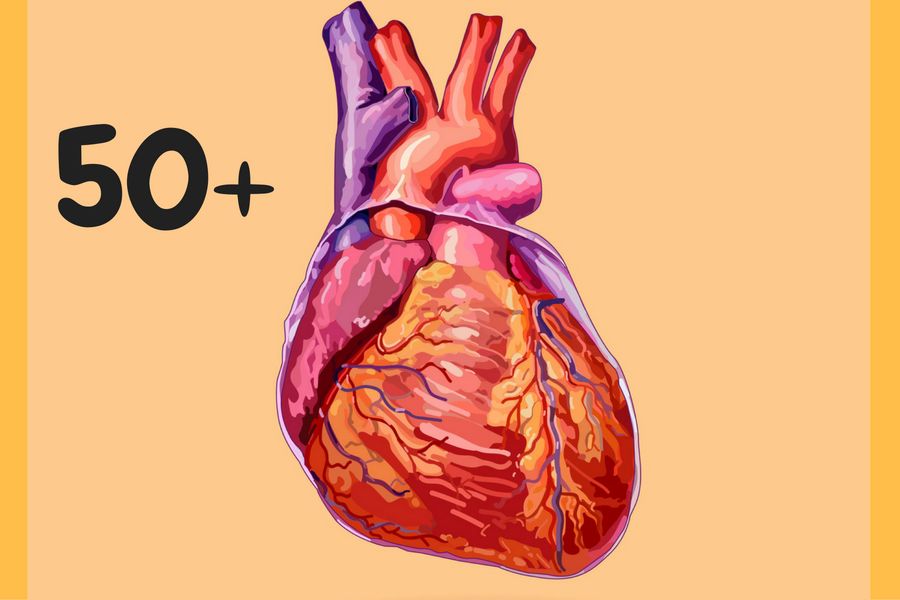 Serce w wieku 50 lat