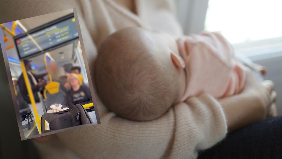 Mama karmiła dziecko w autobusie, ktoś zaczął ją nagrywać