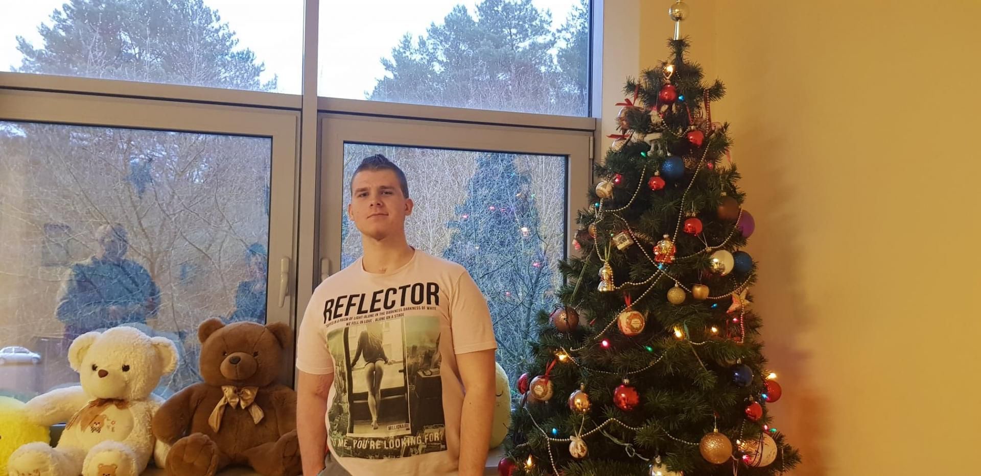 Marcel spędzi święta w domu.