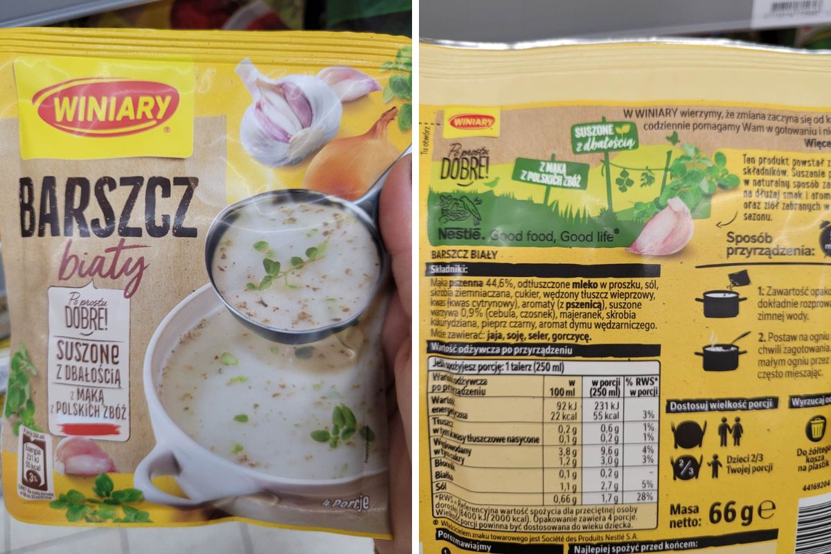 Winiary. &quot;Barszcz biały&quot;