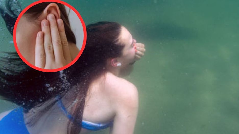 Uważaj na tzw. "ucho pływaka". Nieleczone może doprowadzić do utraty słuchu