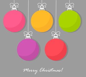 Bombki na choince - kolorowanka