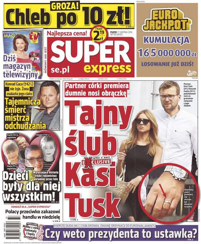 Kasia Tusk i Stanisław Cudny są już po ślubie?