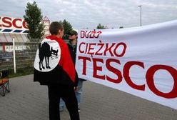 Pikiety przed hipermarketami Tesco