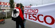 Pikiety przed hipermarketami Tesco