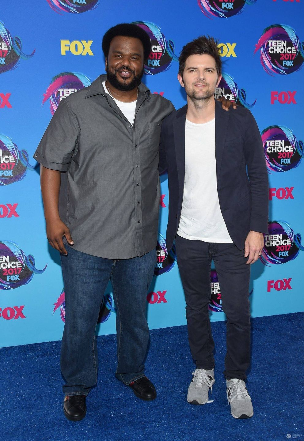 Craig Robinson i Adam Scott - 2017 Teen Choice Awards