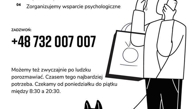 Wydrukuj ulotkę i powieś na klatce schodowej, może skorzysta z tej informacji osoba potrzebująca