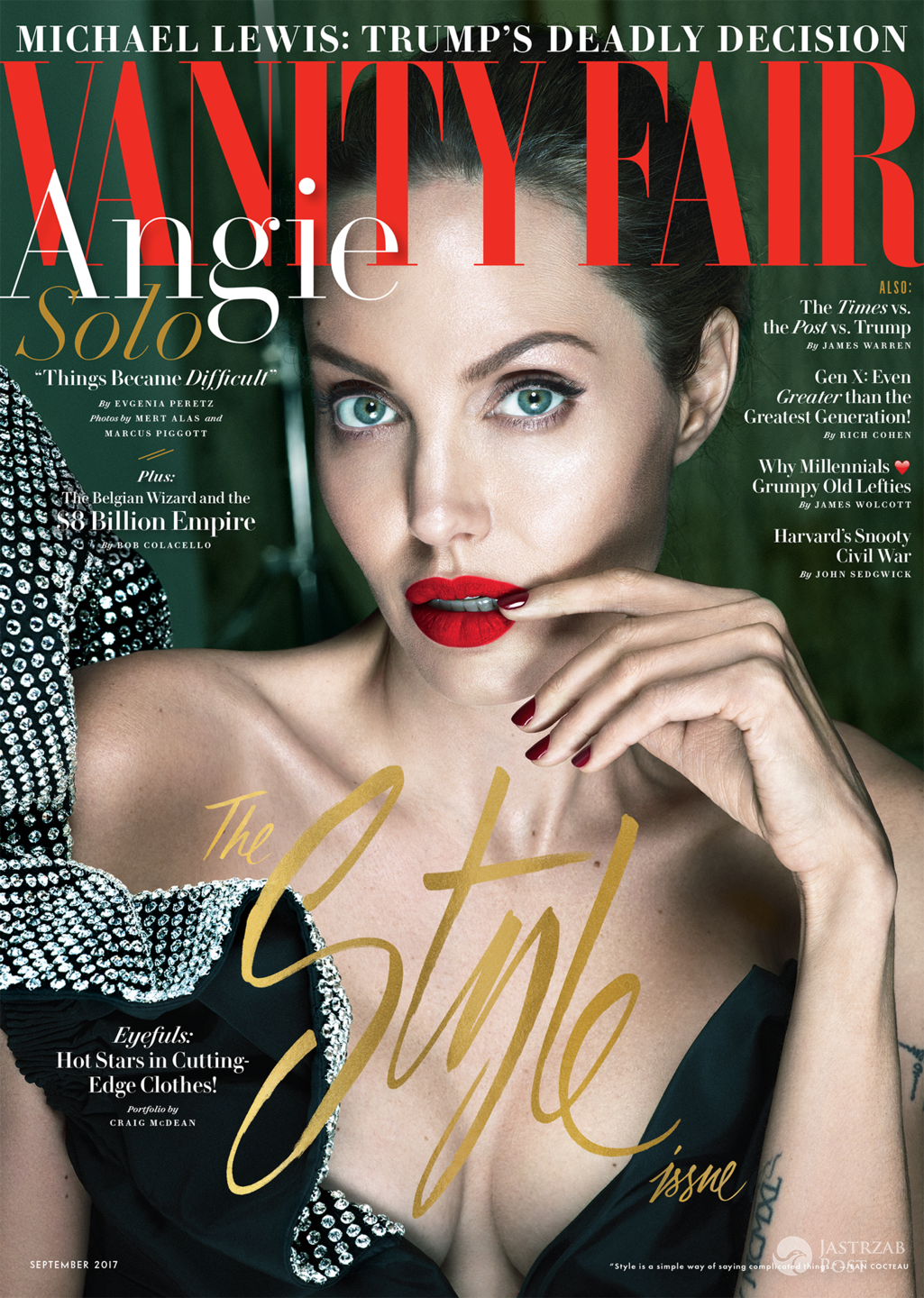 Vanity Fair 2017 z Angelinę Jolie