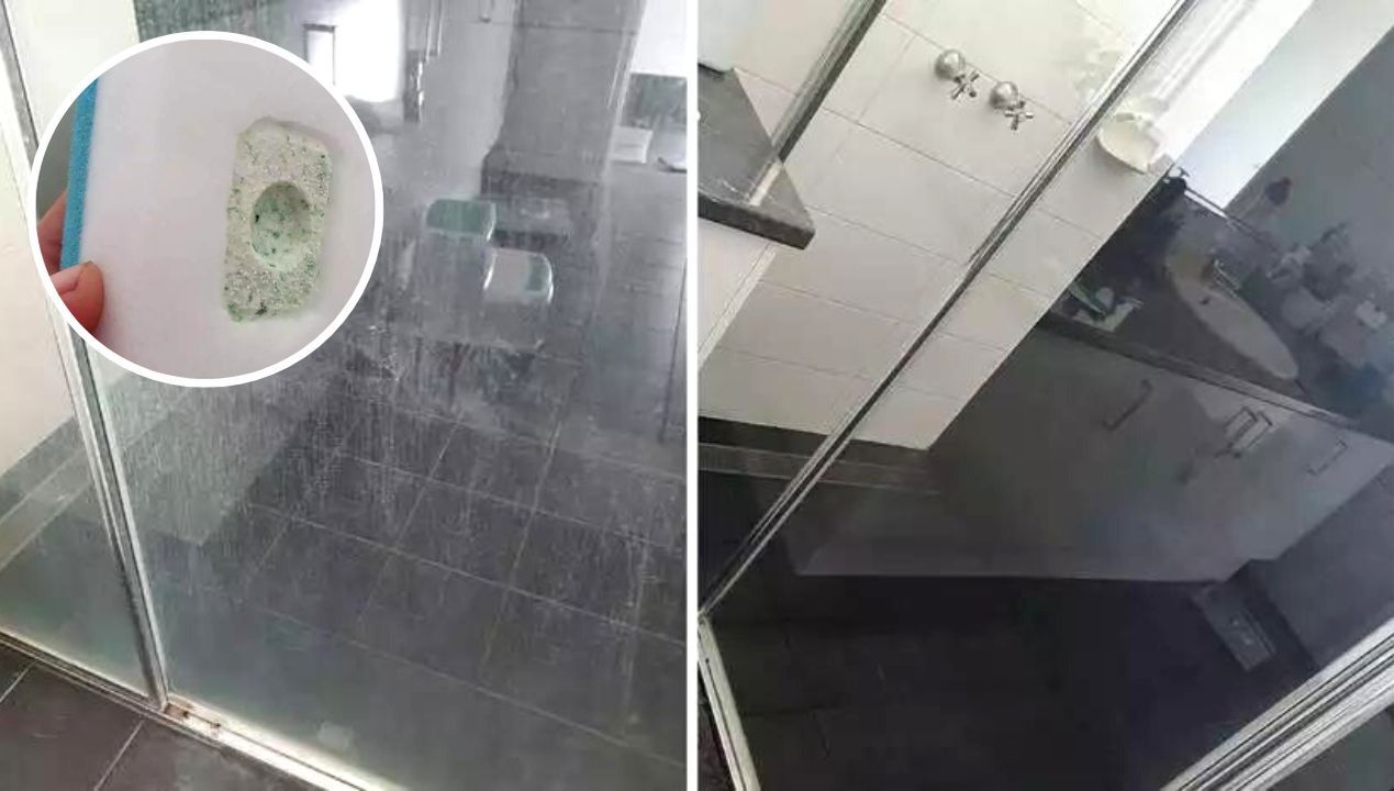 Kobieta zdradziła trik na umycie szyb prysznica w 5 minut! Użyła produkt, który miała w kuchni