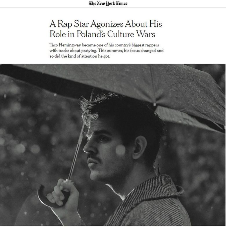 Taco Hemingway w New York Times