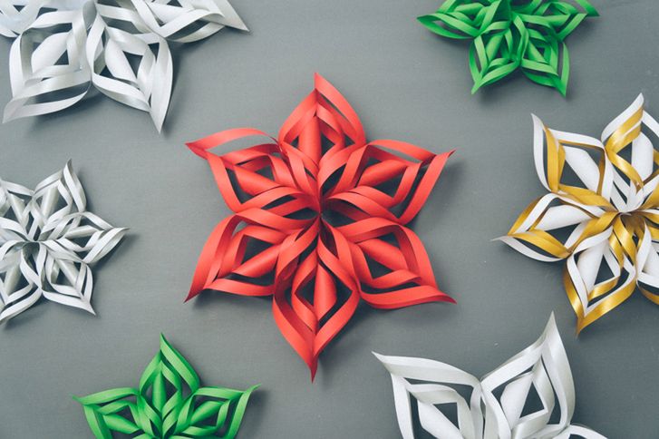 3D Paper Snowflake