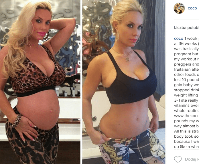 Coco Austin schudła w tydzień po ciąży fot. Instagram.com
