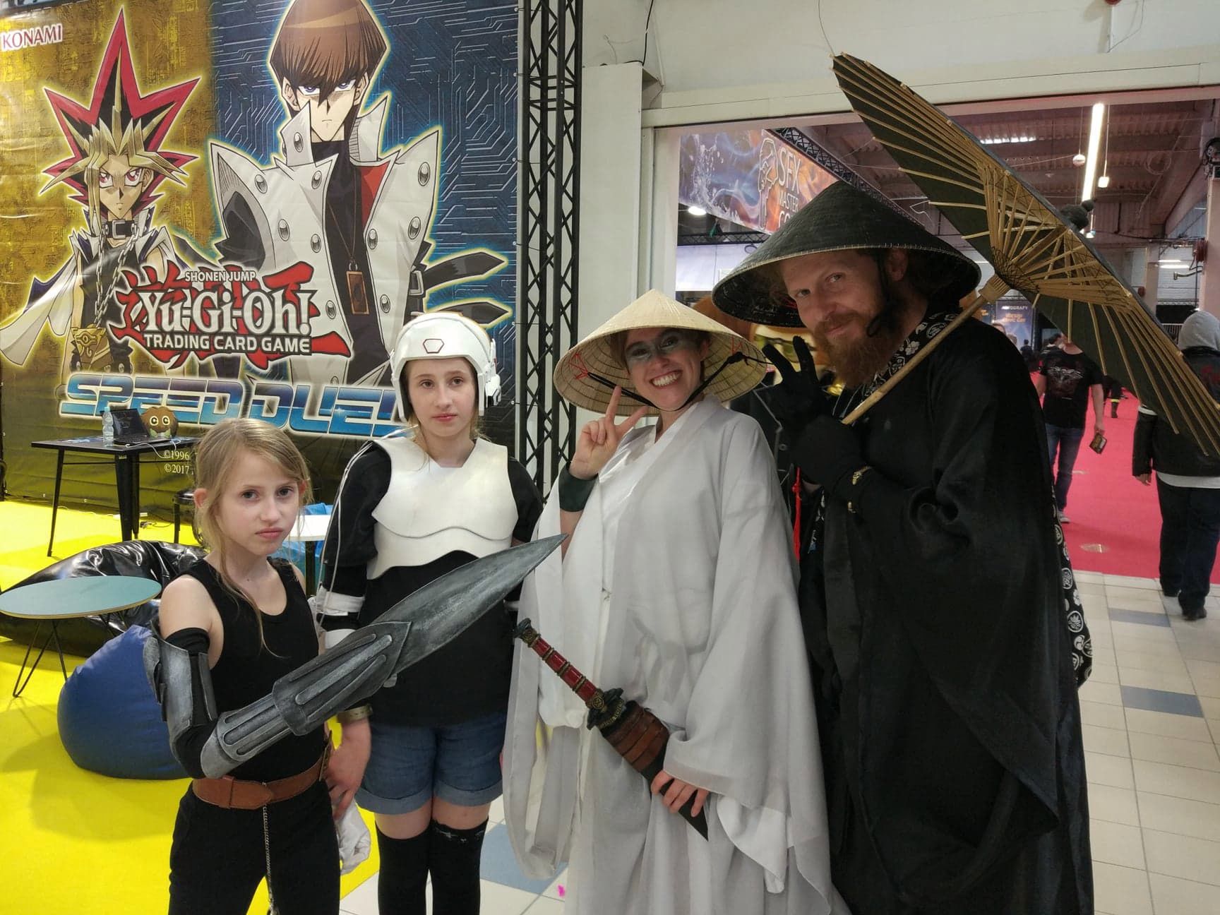 Warsaw Comic Con. Rodzina cosplayerów. 