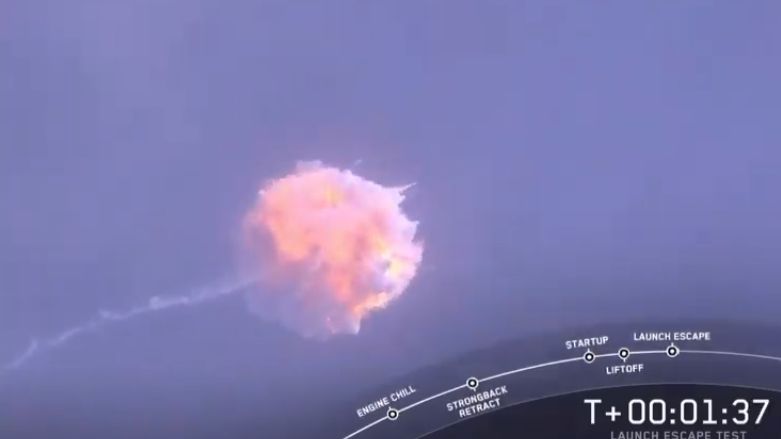 Koniec żywota rakiety Falcon 9