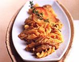 Fusilli z borowikami, jabłkami i tymiankiem