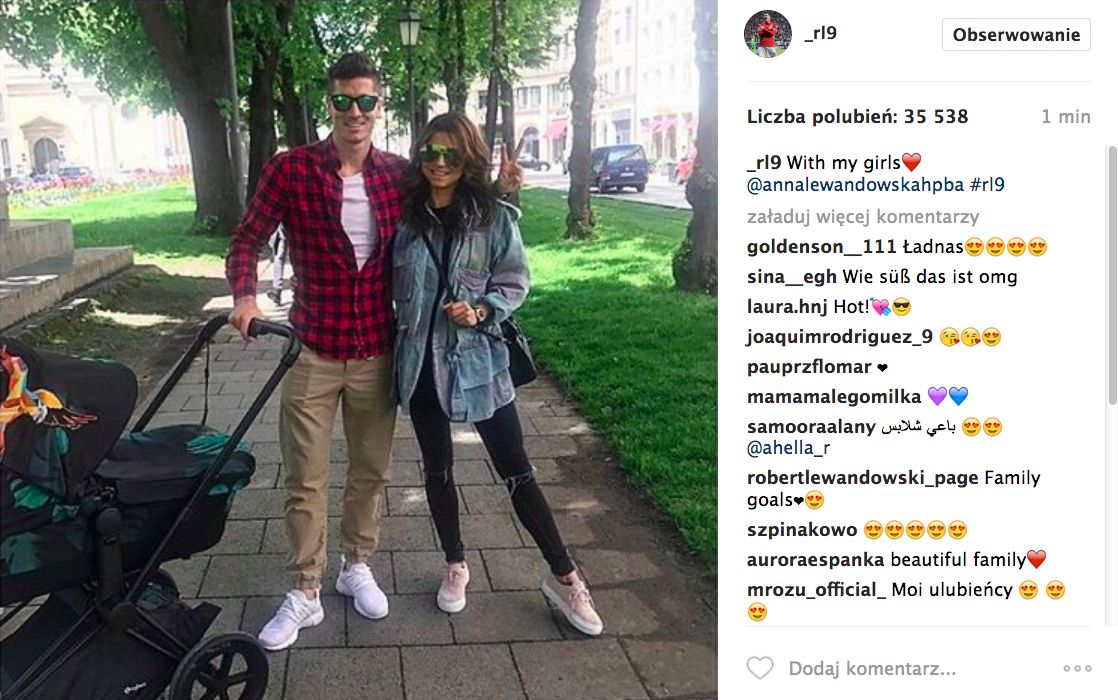 Pierwsze wspólne zdjęcie Roberta i Anny Lewandowskich z Klarą