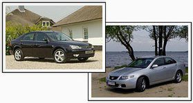 Honda Accord kontra Ford Mondeo