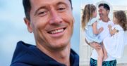 Robert Lewandowski wskoczył do basenu z córeczkami. Ale to frajda dla Klary i Laury!