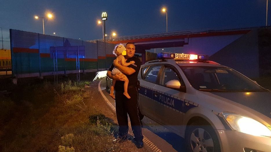 2-latka nie odniosła żadnych poważnych obrażeń