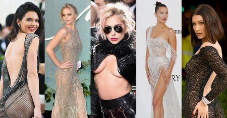 NAJODWAŻNIEJSZE kreacje 2017 roku: Lady Gaga, Kendall Jenner, Bella Hadid, Jennifer Lawrence... (ZDJĘCIA)