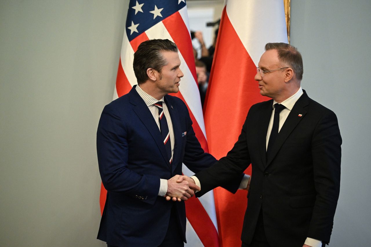 Duda po spotkaniu z Hegsethem. "Mówiłem, że to będzie taki Fort Trump"