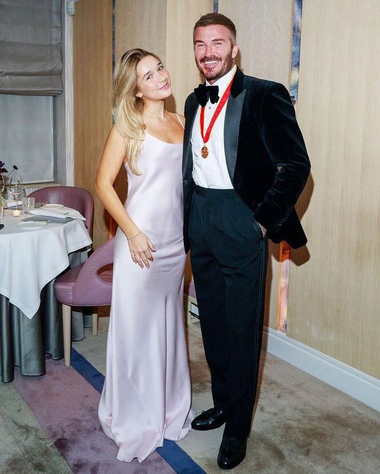 David Beckham z córką Harper Seven