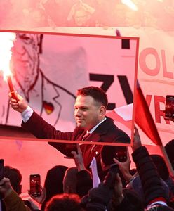 Będzie wniosek o ukaranie? Policja o zachowaniu Mentzena podczas Marszu Niepodległości