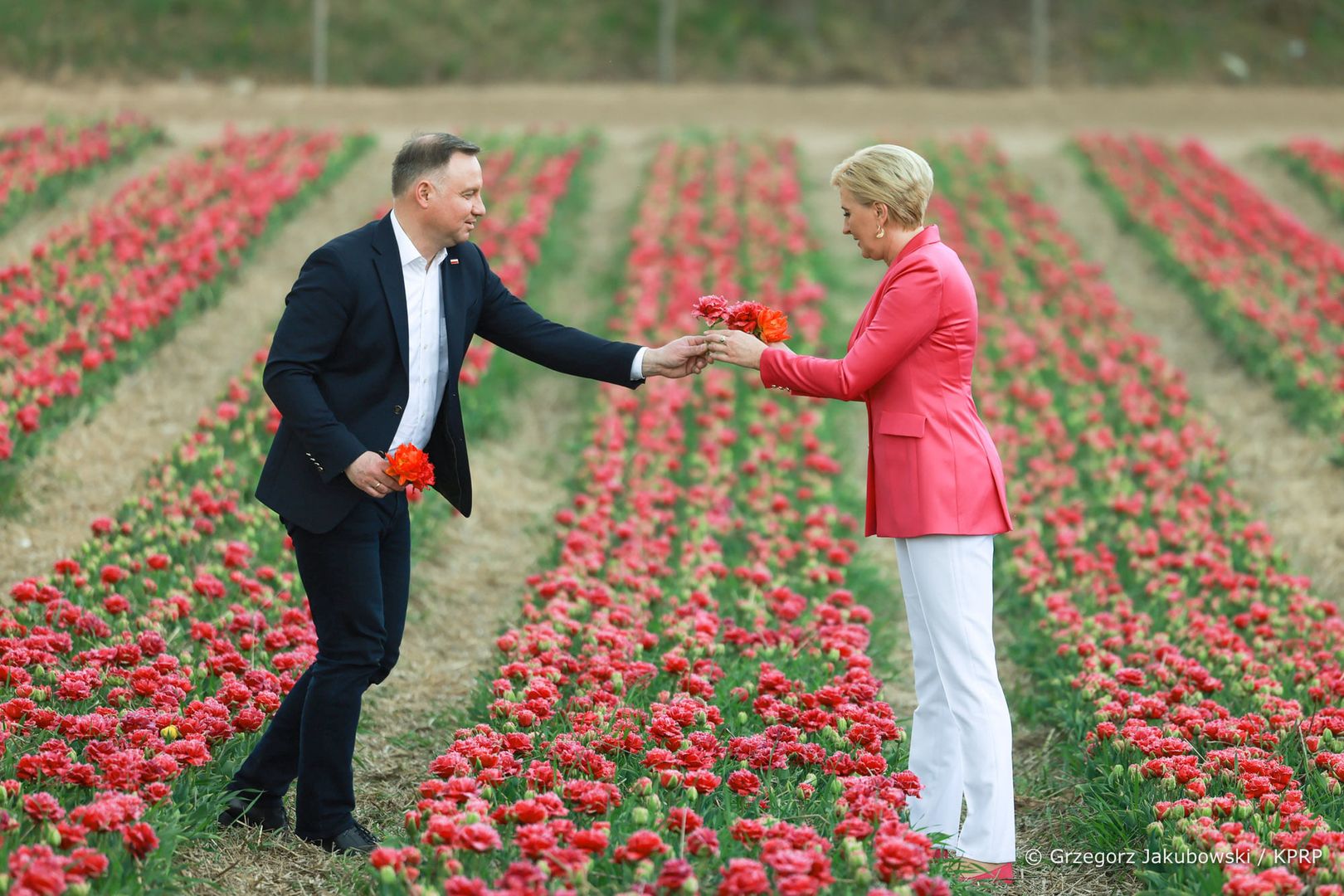 18 lat Polski w UE, a prezydent na polu tulipanów