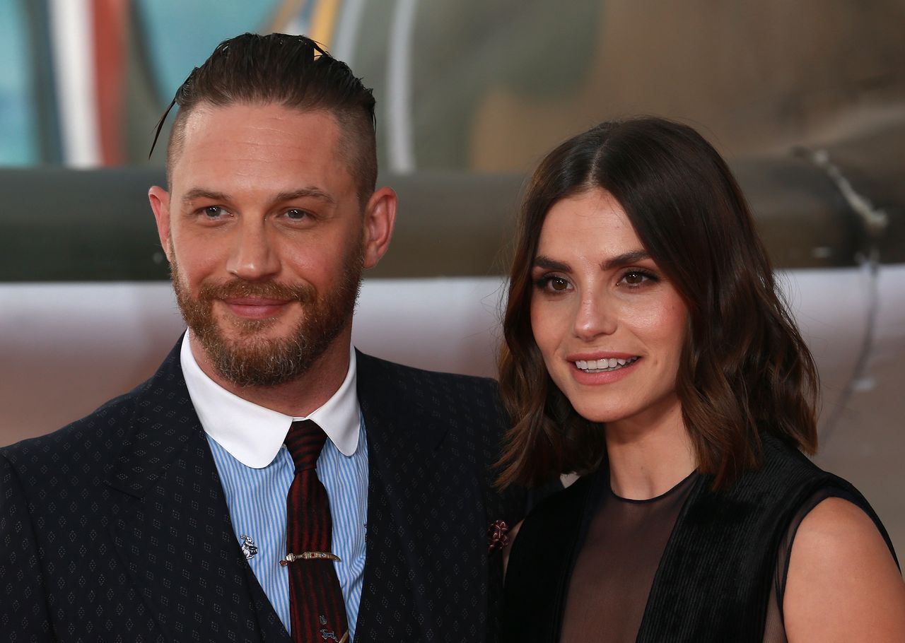 Tom Hardy z żoną, Charlotte Riley