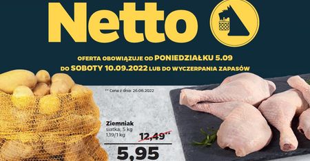 Netto najnowsza gazetka od poniedziałku 5 września. Netto gazetka 5.09-10.09